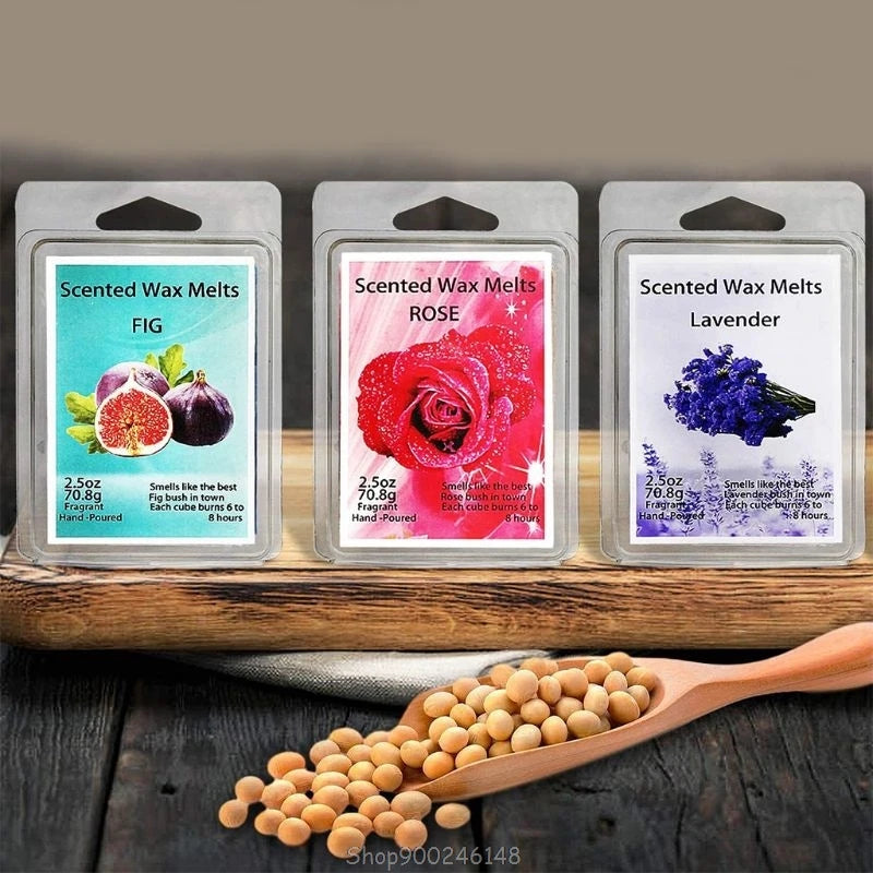 Scented Wax Melt Cubes – 8 Assorted Fragrances