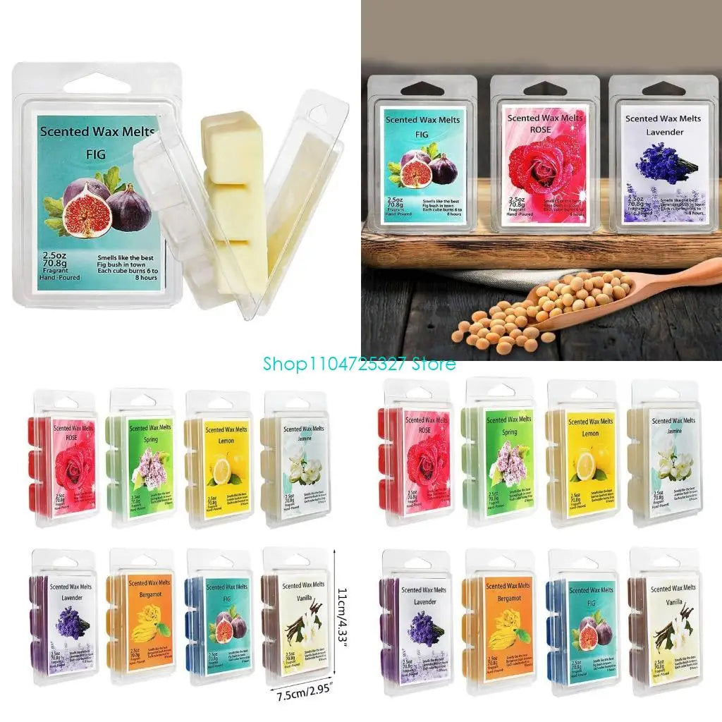 Luxury Wax Cubes Gift Set – 8 Fragrances
