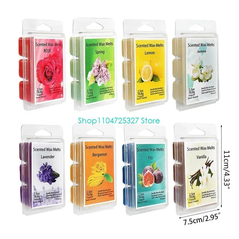 Luxury Wax Cubes Gift Set – 8 Fragrances