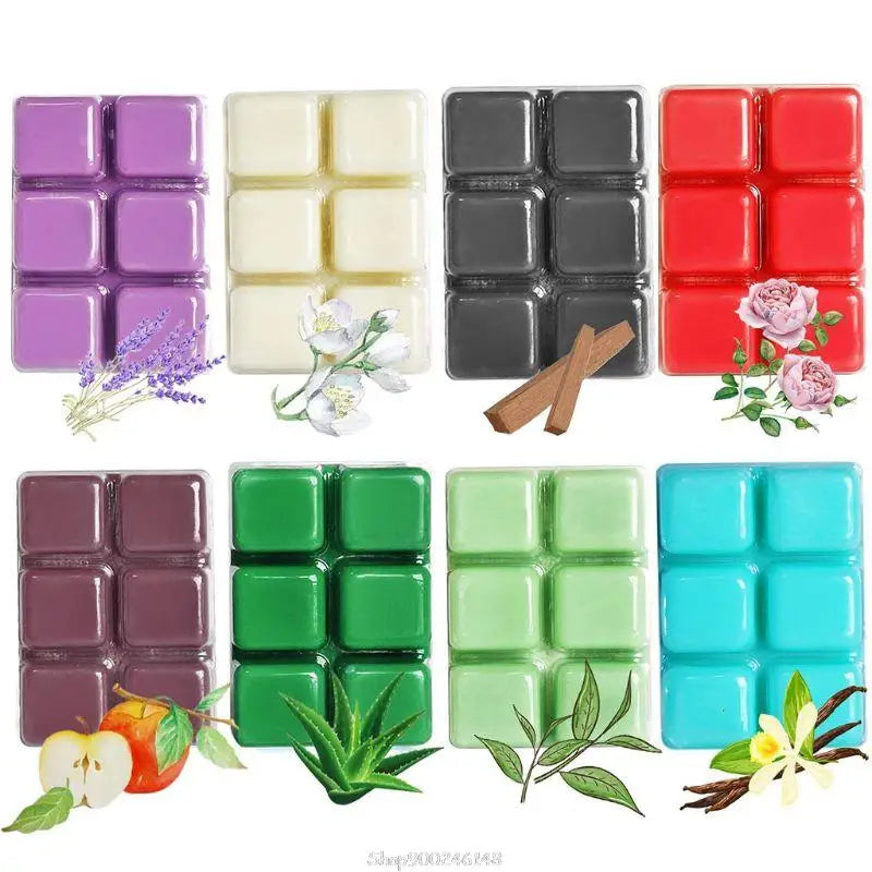 Scented Wax Melt Cubes – 8 Assorted Fragrances